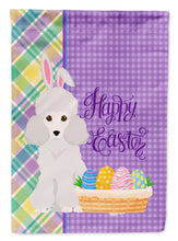 Load image into Gallery viewer, Toy White Poodle Easter Garden Flag – Decorative Outdoor Yard Flag
