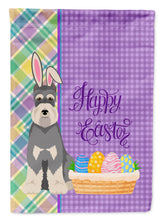 Load image into Gallery viewer, Salt Pepper Schnauzer Easter Garden Flag – Decorative Outdoor Yard Flag