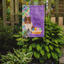 Load image into Gallery viewer, Sable Sheltie Easter Garden Flag – Decorative Outdoor Yard Flag