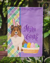 Load image into Gallery viewer, Sable Sheltie Easter Garden Flag – Decorative Outdoor Yard Flag