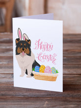 Load image into Gallery viewer, Tricolor Sheltie Easter Greeting Cards -  Blank Note Cards – 8-Pack of Artist-Designed Cards with Envelopes