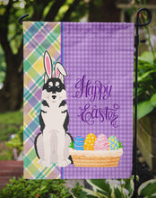 Load image into Gallery viewer, Black Siberian Husky Easter Garden Flag – Decorative Outdoor Yard Flag