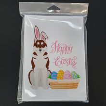 Load image into Gallery viewer, Red Siberian Husky Easter Greeting Cards -  Blank Note Cards – 8-Pack of Artist-Designed Cards with Envelopes