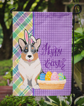 Load image into Gallery viewer, Blue Merle Cardigan Corgi Easter Garden Flag – Decorative Outdoor Yard Flag