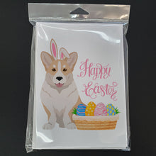 Load image into Gallery viewer, Fawn Cardigan Corgi Easter Greeting Cards -  Blank Note Cards – 8-Pack of Artist-Designed Cards with Envelopes