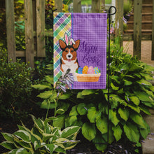 Load image into Gallery viewer, Sable Pembroke Corgi Easter Garden Flag – Decorative Outdoor Yard Flag