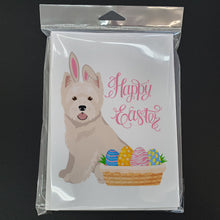 Load image into Gallery viewer, Westie West Highland White Terrier Easter Greeting Cards -  Blank Note Cards – 8-Pack of Artist-Designed Cards with Envelopes