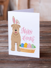 Load image into Gallery viewer, Red Wheaten Terrier Easter Greeting Cards -  Blank Note Cards – 8-Pack of Artist-Designed Cards with Envelopes