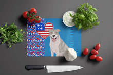 Load image into Gallery viewer, Blue Brindle Pit Bull Terrier USA American Glass Cutting Boards – Durable, Decorative Kitchen Art Large