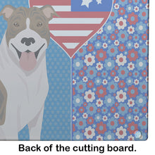 Load image into Gallery viewer, Fawn Brindle Pit Bull Terrier USA American Glass Cutting Boards – Durable, Decorative Kitchen Art Large