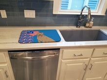 Load image into Gallery viewer, Fawn Pit Bull Terrier USA American Dish Drying Mat – Absorbent, Artistic Kitchen Essentials