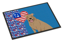 Load image into Gallery viewer, Fawn Pit Bull Terrier USA American Doormat - 24x36 Decorative Floor Mat – Indoor/Outdoor Rug with Artistic Flair