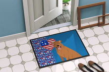 Load image into Gallery viewer, Red Pit Bull Terrier USA American Doormat - 24x36 Decorative Floor Mat – Indoor/Outdoor Rug with Artistic Flair