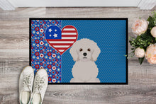 Load image into Gallery viewer, Bichon Frise USA American Doormat - 24x36 Decorative Floor Mat – Indoor/Outdoor Rug with Artistic Flair