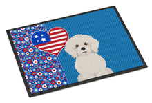 Load image into Gallery viewer, Bichon Frise USA American Doormat - 24x36 Decorative Floor Mat – Indoor/Outdoor Rug with Artistic Flair