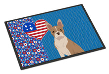 Load image into Gallery viewer, Fawn Boston Terrier USA American Doormat - 24x36 Decorative Floor Mat – Indoor/Outdoor Rug with Artistic Flair