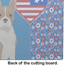 Load image into Gallery viewer, Fawn Boston Terrier USA American Glass Cutting Boards – Durable, Decorative Kitchen Art Large