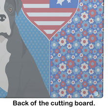 Load image into Gallery viewer, Natural Eared Black Boxer USA American Glass Cutting Boards – Durable, Decorative Kitchen Art Large