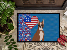 Load image into Gallery viewer, Red Fawn Boxer USA American Doormat - 24x36 Decorative Floor Mat – Indoor/Outdoor Rug with Artistic Flair