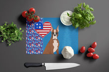 Load image into Gallery viewer, Red Fawn Boxer USA American Glass Cutting Boards – Durable, Decorative Kitchen Art Large
