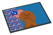 Load image into Gallery viewer, Ruby Cavalier Spaniel USA American Doormat - 24x36 Decorative Floor Mat – Indoor/Outdoor Rug with Artistic Flair