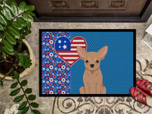 Load image into Gallery viewer, Cream Chihuahua USA American Doormat - 24x36 Decorative Floor Mat – Indoor/Outdoor Rug with Artistic Flair