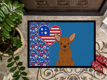 Load image into Gallery viewer, Red Chihuahua USA American Doormat - 24x36 Decorative Floor Mat – Indoor/Outdoor Rug with Artistic Flair
