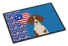 Load image into Gallery viewer, Red Piebald Dachshund USA American Doormat - 24x36 Decorative Floor Mat – Indoor/Outdoor Rug with Artistic Flair
