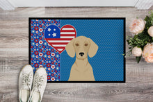 Load image into Gallery viewer, Cream Dachshund USA American Doormat - 24x36 Decorative Floor Mat – Indoor/Outdoor Rug with Artistic Flair