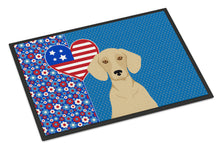 Load image into Gallery viewer, Cream Dachshund USA American Doormat - 24x36 Decorative Floor Mat – Indoor/Outdoor Rug with Artistic Flair