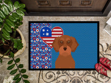 Load image into Gallery viewer, Wirehair Red Dachshund USA American Doormat - 24x36 Decorative Floor Mat – Indoor/Outdoor Rug with Artistic Flair