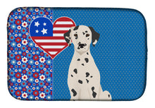 Load image into Gallery viewer, Dalmatian USA American Dish Drying Mat – Absorbent, Artistic Kitchen Essentials
