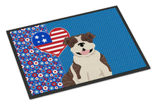 Load image into Gallery viewer, Brindle English Bulldog USA American Doormat - 24x36 Decorative Floor Mat – Indoor/Outdoor Rug with Artistic Flair