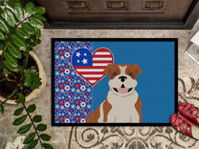 Load image into Gallery viewer, Red English Bulldog USA American Doormat - 24x36 Decorative Floor Mat – Indoor/Outdoor Rug with Artistic Flair