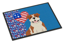 Load image into Gallery viewer, Red English Bulldog USA American Doormat - 24x36 Decorative Floor Mat – Indoor/Outdoor Rug with Artistic Flair