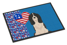 Load image into Gallery viewer, Black English Springer Spaniel USA American Doormat - 24x36 Decorative Floor Mat – Indoor/Outdoor Rug with Artistic Flair
