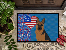 Load image into Gallery viewer, Black and Tan German Shepherd USA American Doormat - 24x36 Decorative Floor Mat – Indoor/Outdoor Rug with Artistic Flair