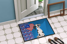 Load image into Gallery viewer, Harlequin Great Dane USA American Doormat - 24x36 Decorative Floor Mat – Indoor/Outdoor Rug with Artistic Flair
