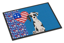 Load image into Gallery viewer, Harlequin Great Dane USA American Doormat - 24x36 Decorative Floor Mat – Indoor/Outdoor Rug with Artistic Flair