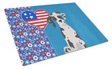 Load image into Gallery viewer, Harlequin Great Dane USA American Glass Cutting Boards – Durable, Decorative Kitchen Art Large