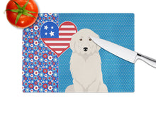 Load image into Gallery viewer, Great Pyrenees USA American Glass Cutting Boards – Durable, Decorative Kitchen Art Large