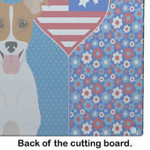 Load image into Gallery viewer, Brown White Smooth Jack Russell Terrier USA American Glass Cutting Boards – Durable, Decorative Kitchen Art Large