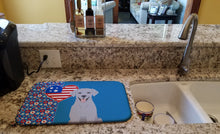 Load image into Gallery viewer, Silver Labrador Retriever USA American Dish Drying Mat – Absorbent, Artistic Kitchen Essentials