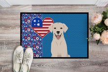 Load image into Gallery viewer, White Cream Labrador Retriever USA American Doormat - 24x36 Decorative Floor Mat – Indoor/Outdoor Rug with Artistic Flair