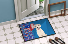 Load image into Gallery viewer, White Cream Labrador Retriever USA American Doormat - 24x36 Decorative Floor Mat – Indoor/Outdoor Rug with Artistic Flair