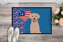 Load image into Gallery viewer, Yellow Labrador Retriever USA American Doormat - 24x36 Decorative Floor Mat – Indoor/Outdoor Rug with Artistic Flair