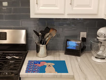 Load image into Gallery viewer, Yellow Labrador Retriever USA American Glass Cutting Boards – Durable, Decorative Kitchen Art Large