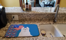 Load image into Gallery viewer, Maltese USA American Dish Drying Mat – Absorbent, Artistic Kitchen Essentials