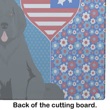 Load image into Gallery viewer, Black Newfoundland USA American Glass Cutting Boards – Durable, Decorative Kitchen Art Large