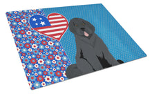 Load image into Gallery viewer, Black Newfoundland USA American Glass Cutting Boards – Durable, Decorative Kitchen Art Large